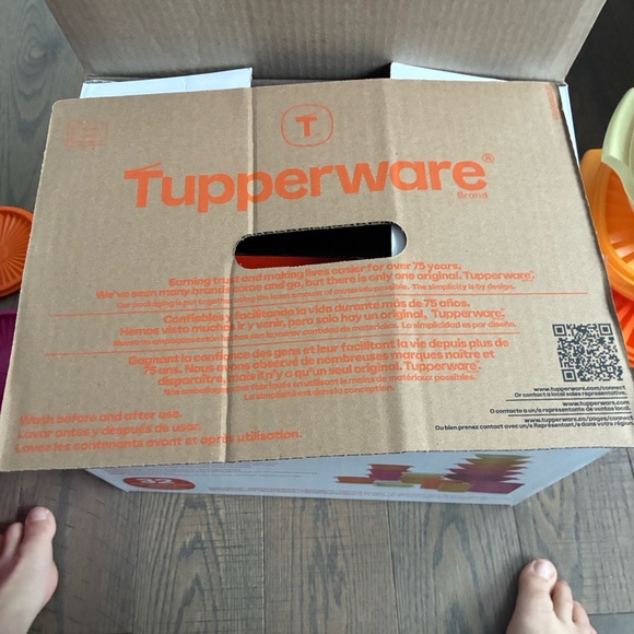 Tupperware Cream Storage Bowl - Picture 6 of 7